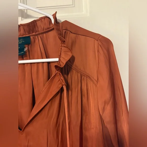 RACHEL Rachel Roy Long Sleeve Peasant Blouse - NWOT - Picture 7 of 14